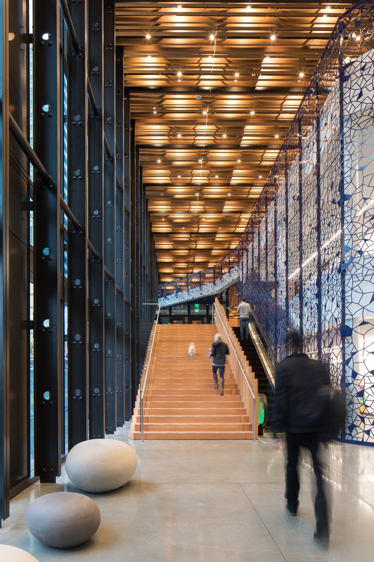 And in case you were wondering about the internals of the Day 1 tower, here's a look inside, courtesy of Amazon. This is the lobby area, when you first walk in: