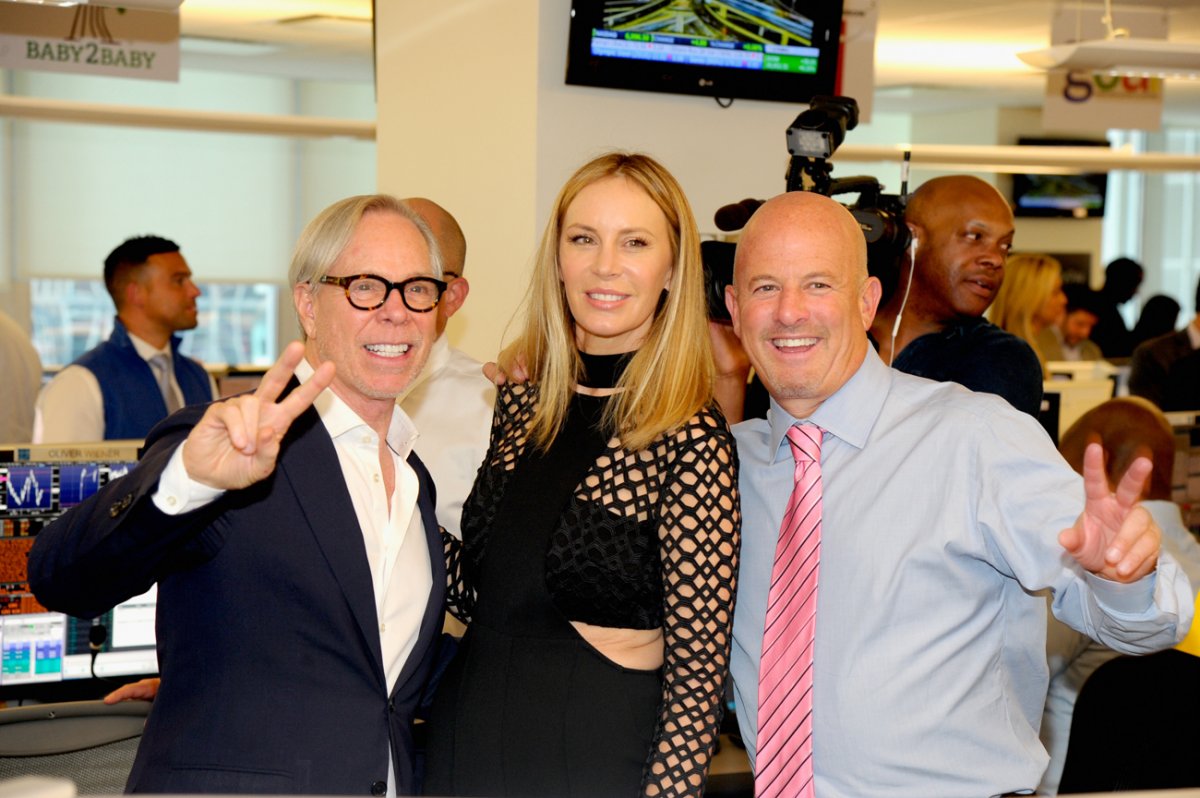 Fashion designer Tommy Hilfiger arrived with his wife, Dee Ocleppo.