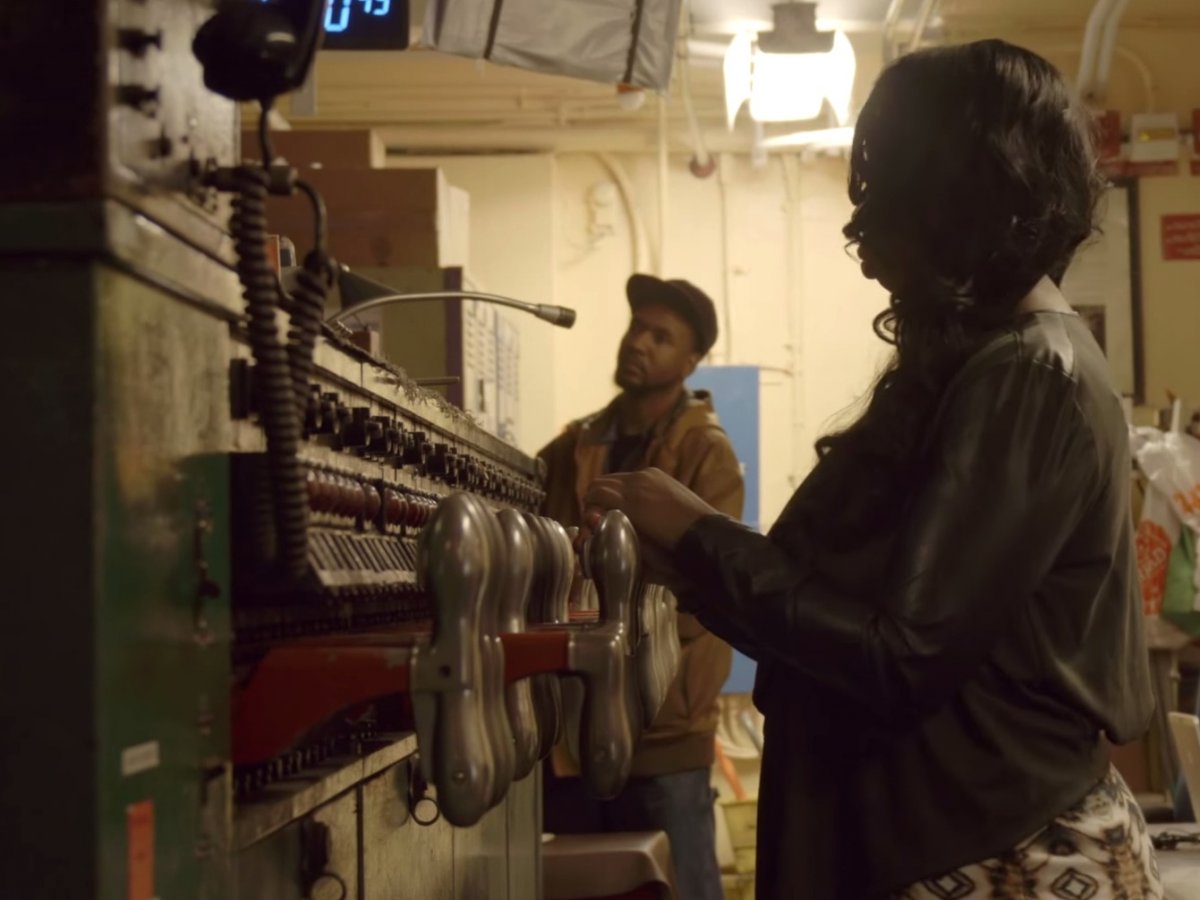 Staff members manually pull handles to operate track switches and signals that tell train operators when it is safe to pass through a section of track.