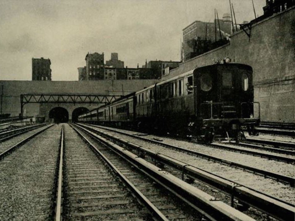 The station also had trains heading out to Chicago and St. Louis.