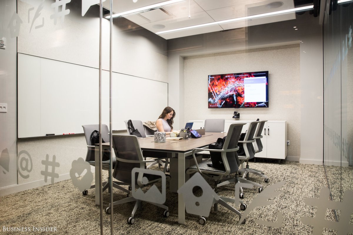 There are also a few conference rooms in the basement, with names inspired by NYC geography.