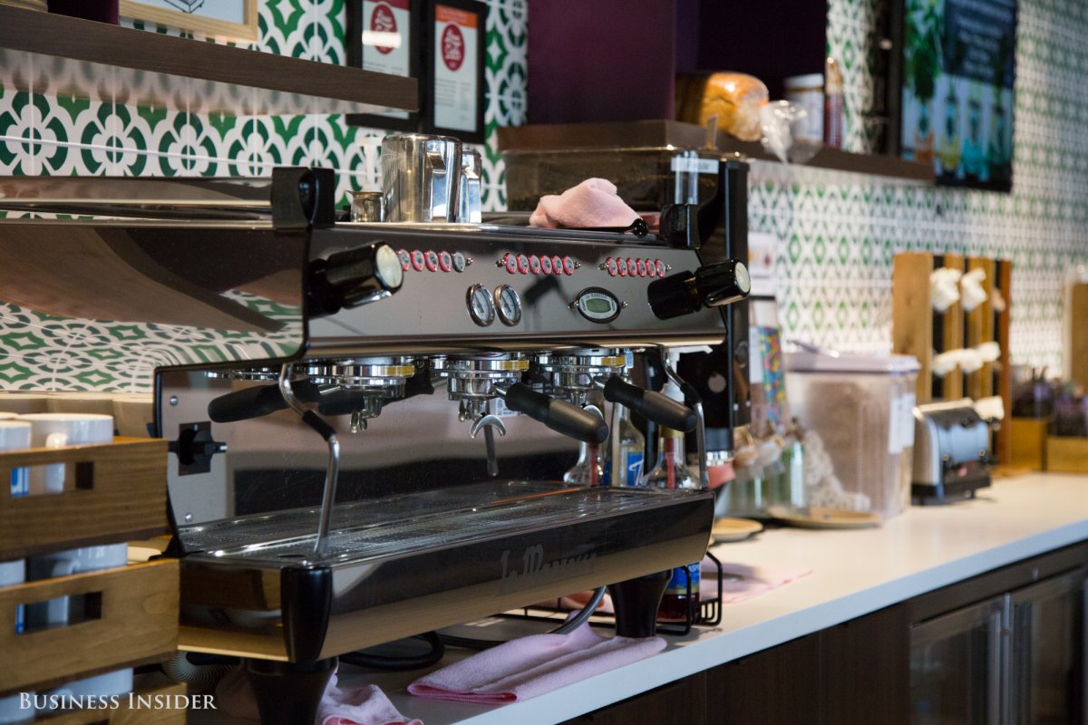 This fancy espresso machine beats the Keurig found in most offices.