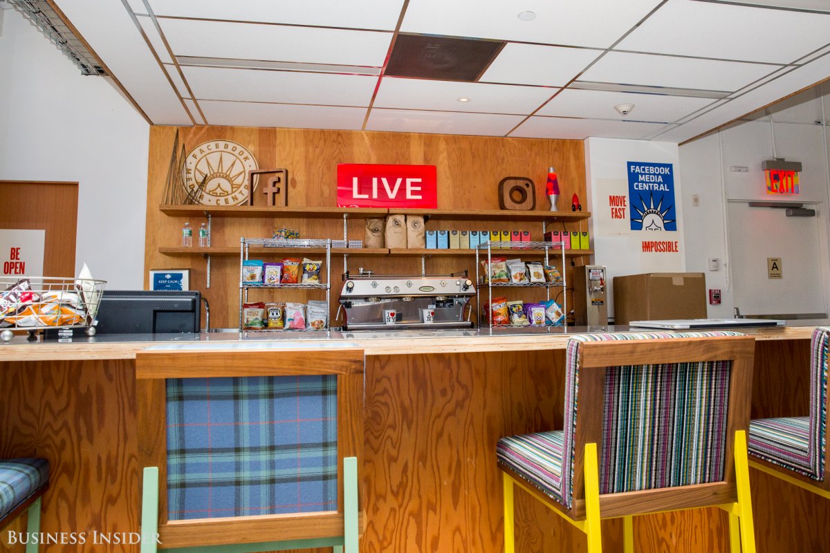 We saw several snack bars around the office throughout our tour. All food and drinks are completely free (and unlimited!) for employees.