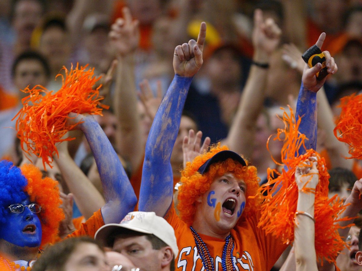 1. Syracuse University — Students at 'Cuse bleed orange. Their school spirit is felt far and wide, and it is always evident at jam-packed football and basketball games.