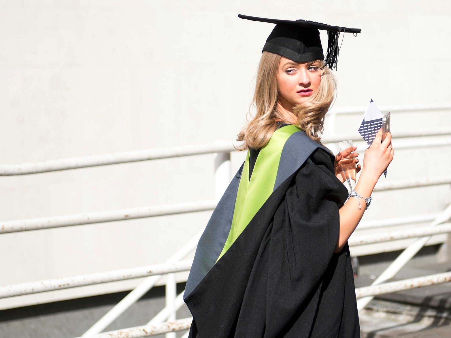 college graduate woman