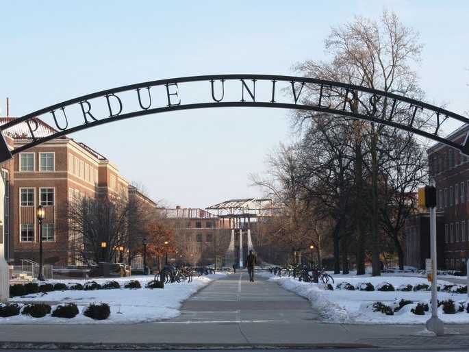 8. Purdue University - West Lafayette — 10,563 foreign students