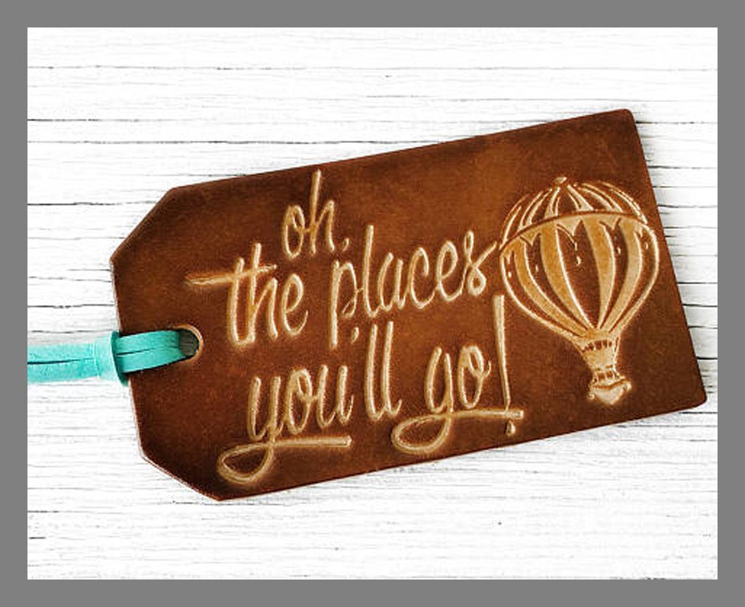 A fun luggage tag for her upcoming trips