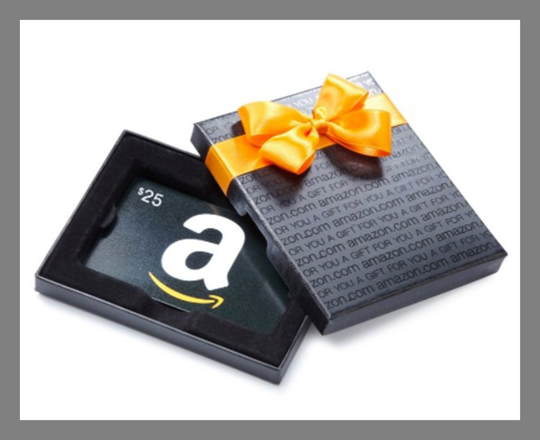 An Amazon gift card