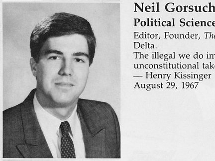 Neil Gorsuch — Columbia University