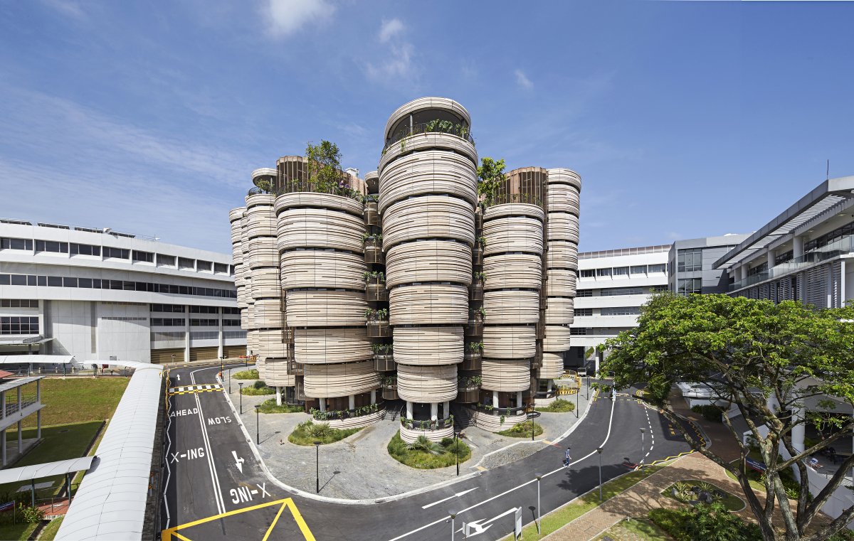 Singapore's Nanyang Technological University is a master class in green architecture, from its rooftop gardens ...