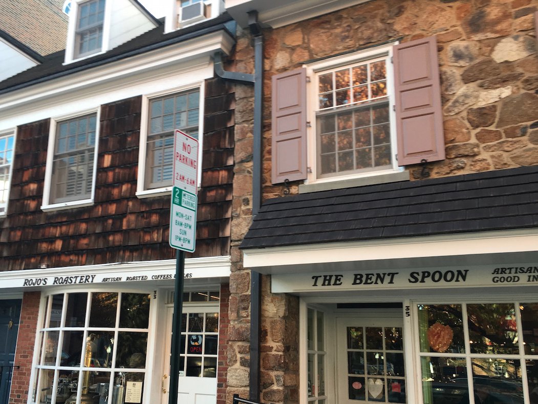 The Bent Spoon, another ice cream shop, is tucked into a courtyard just around the corner from campus.