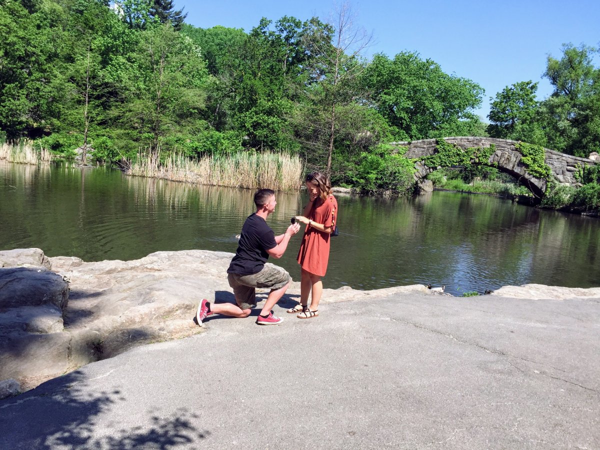 We were also lucky enough to see a proposal in the park!